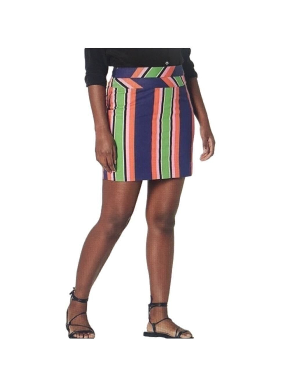 NWT Trina Turk Free Time Stripe Mini Skirt SZ 4